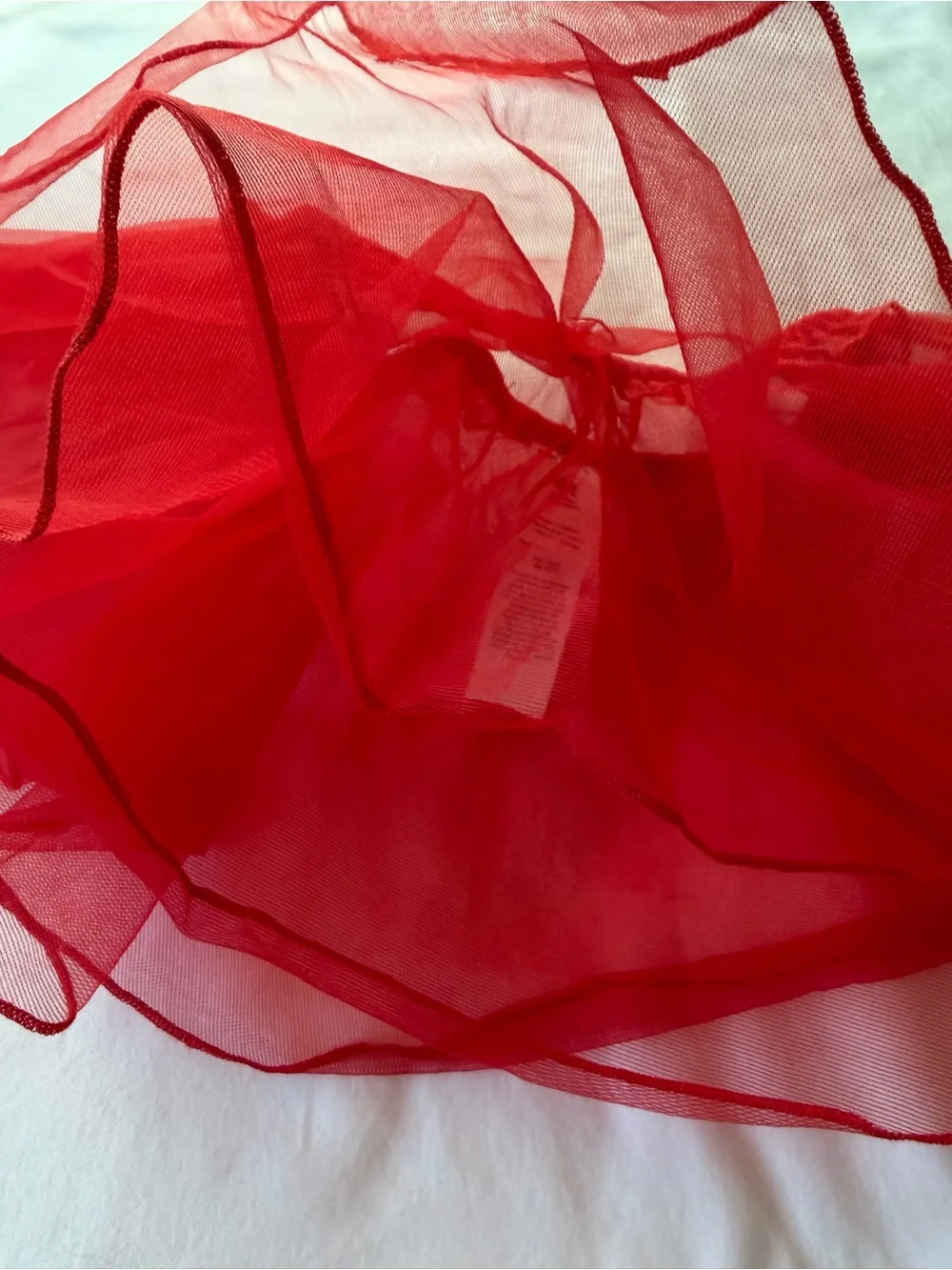 Carter’s Toddler Red Sheer Tulle Tutu Skirt Girls Size 4T